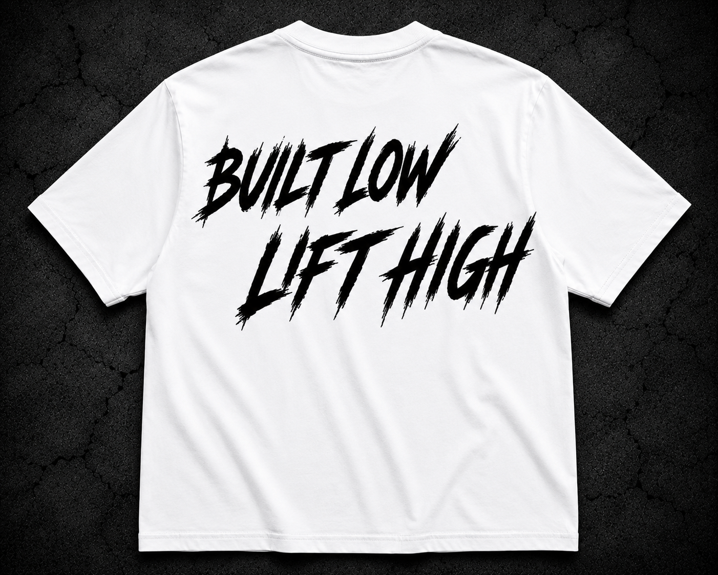 Short Sleeve Oversized T-Shirt (Built Low, Lift High)