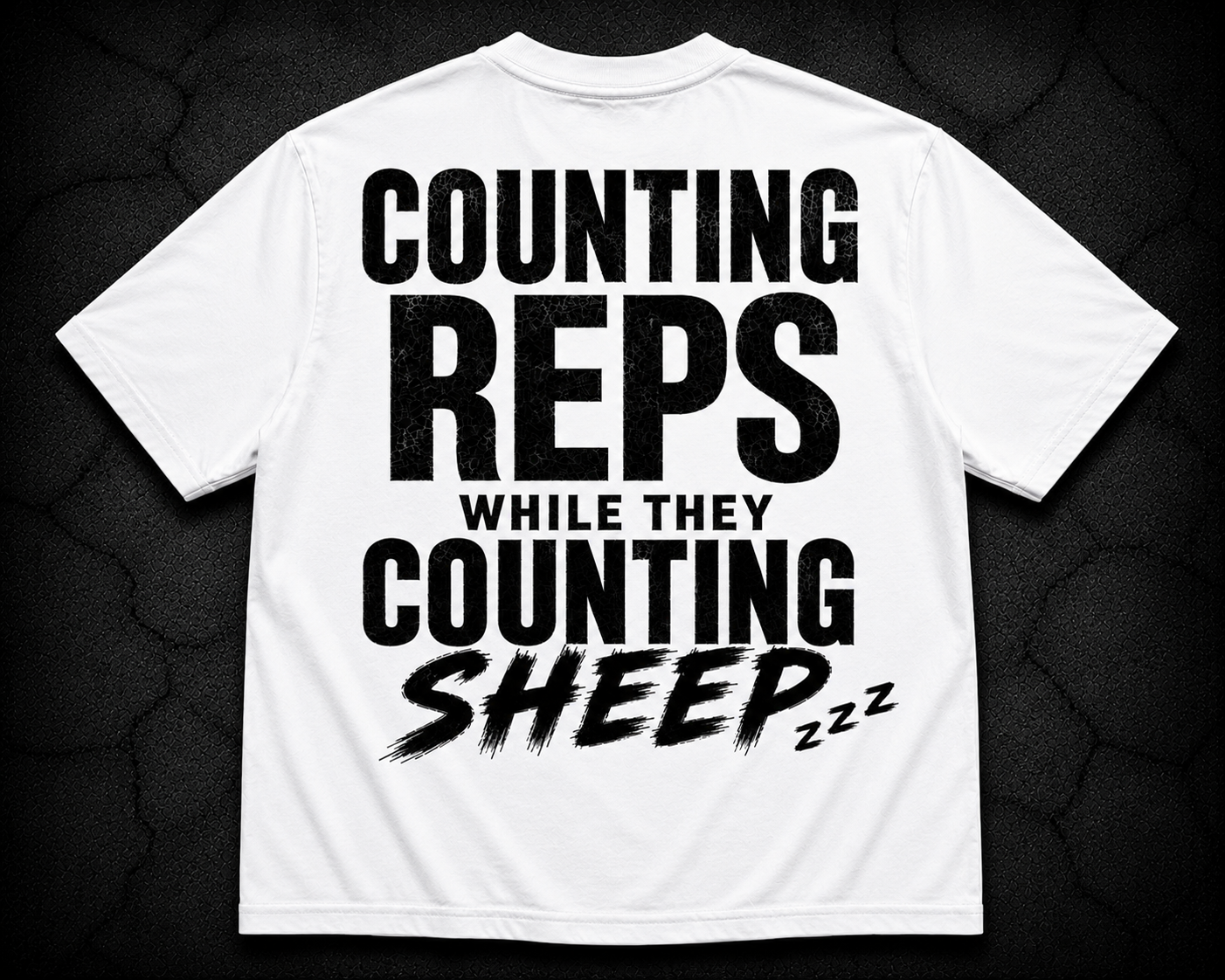 Short Sleeve Oversized T-Shirt (Counting Reps)