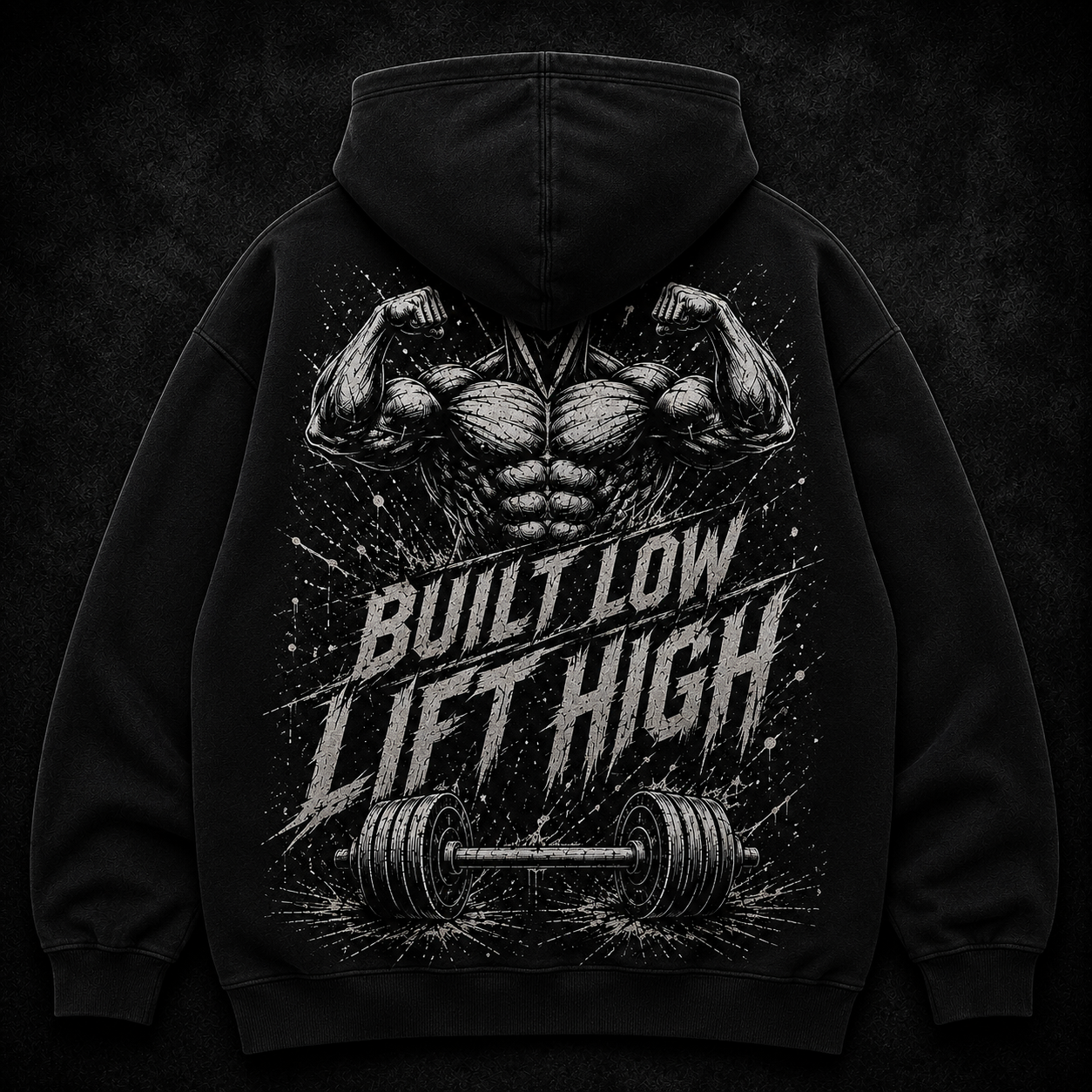 Black Hoodie (Built Low Lift High)