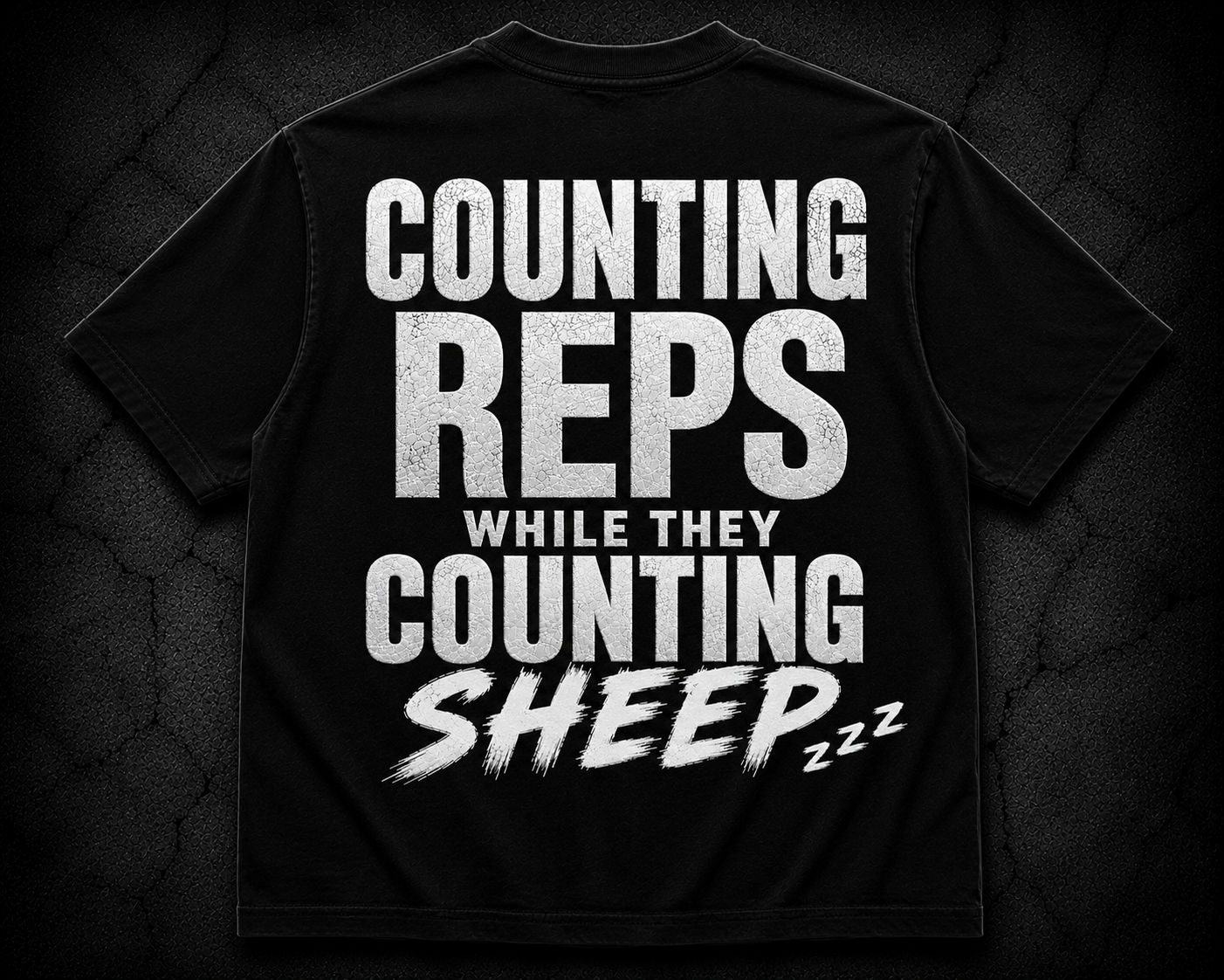 Short Sleeve Oversized T-Shirt (Counting Reps)