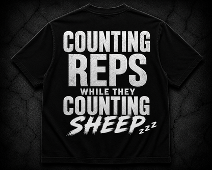 Short Sleeve Oversized T-Shirt (Counting Reps)