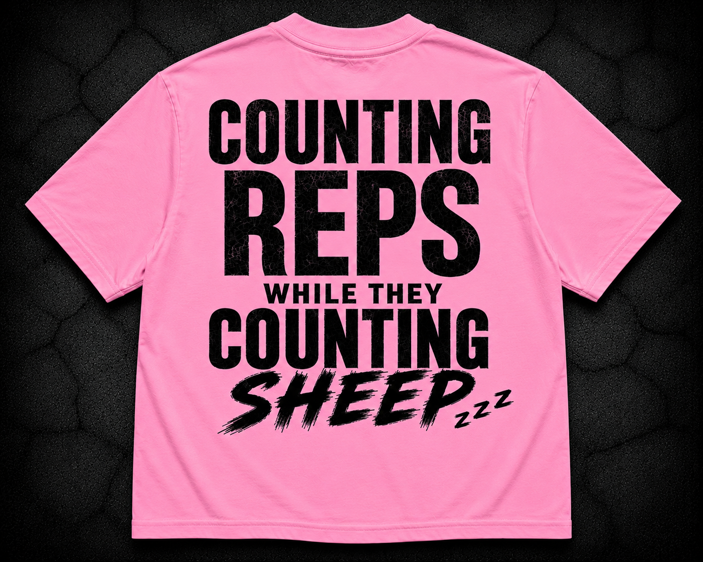 Short Sleeve Oversized T-Shirt (Counting Reps)