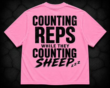 Short Sleeve Oversized T-Shirt (Counting Reps)