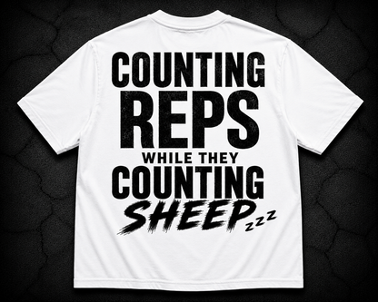 Short Sleeve Oversized T-Shirt (Counting Reps)