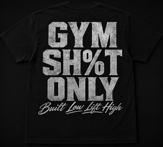 Short Sleeve Oversized T-Shirt (Gym SH%T)