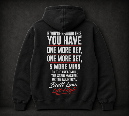 Black Hoodie (If You Reading This) Red