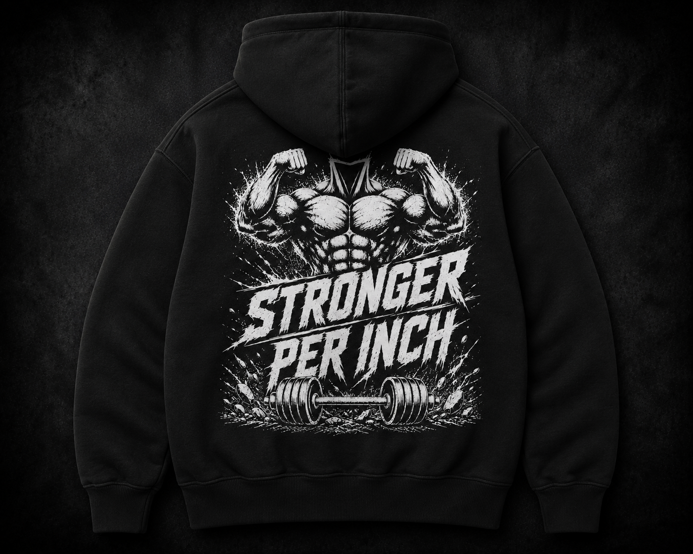 Black Hoodie (Stronger Per Inch)